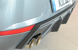 Seat Ibiza KJ 17- Диффузор для заднего бампера черный
