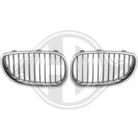 BMW E60/E61 03-07 Решетки радиатора (ноздри) хром