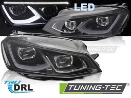 VW GOLF 7 13-17 Фары full led светодиодные черные