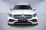Mercedes Benz GLC C253 AMG-Line 19- Накладка переднего бампера Carbon look