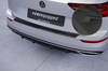 VW Golf 8 Универсал 19- Накладка на диффузор заднего бампера Carbon look матовая
