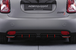 Mini F56 Cooper SE 21- Накладка на задний бампер глянцевая