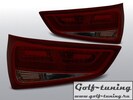 Audi A1 10-14 Фонари светодиодные, красно-тонированные Lightbar design