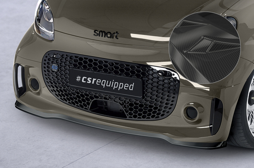 Smart EQ fortwo 19- Накладка переднего бампера Carbon look