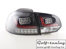 VW Golf 6 Фонари светодиодные, черные с светодиодным поворотником