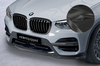 BMW X3 17-21 Накладка переднего бампера Carbon look