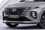 Hyundai Tucson 4 N-Line 20- Накладка на передний бампер Carbon look матовая