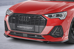 Audi Q3 S-Line 18- Накладка на передний бампер Carbon look матовая