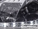 Ford Focus 01-04 Фары Devil eyes, Dayline хром