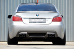 BMW E60/E61 03-11 Накладка на задний бампер/диффузор carbon look