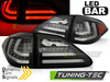 LEXUS RX III 350 09-12 Фонари led bar design с бегающим поворотником черные