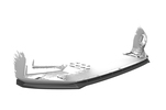 Skoda Fabia 4 2021- Накладка на передний бампер Carbon Look матовая