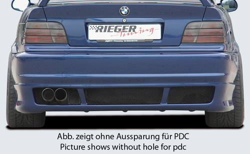 BMW E36 Накладка на задний бампер в стиле E46 M3