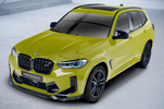 BMW X3 F97 LCI 2021- Накладка на передний бампер под покраску