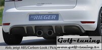 VW Golf 6 GTI/GTD Диффузор для заднего бампера черный