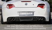 BMW Z4 06-09 Coupe/Roadster Накладка на задний бампер Carbon Look