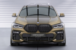 BMW X6 (G06) M-Paket 19- Накладка переднего бампера Carbon look