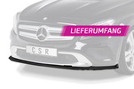 Mercedes Benz GLA (X156) 13-20 Накладка переднего бампера Carbon look матовая
