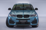 BMW X4 (F26) M-Paket 14- Накладка переднего бампера Carbon look матовая