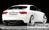 Audi A5 B8/B81 07-11 S-Line Sportback Накладка на задний бампер/диффузор Carbon Look