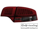 Audi A4 B7 04-08 Седан Фонари светодиодные, красно-тонированные