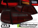 VW Golf 7 12-17 Фонари светодиодные, красно-тонированные Led bar design