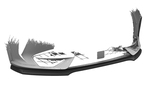Cupra Formentor 20- Накладка переднего бампера глянцевая