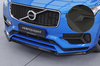 Volvo XC90 R-Design 15-19 Накладка на передний бампер Carbon look матовая