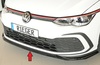 VW Golf 8 GTI/GTD/GTE 19- Сплиттер для переднего бампера глянцевый