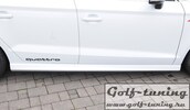 Audi A3 8V 11-19 Кабрио Накладки на S-line пороги