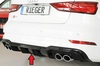 Audi S3 8V Седан/Кабрио 16-19 Накладка на задний бампер/диффузор глянцевая