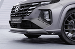 Hyundai Tucson 4 N-Line 20- Накладка на передний бампер Carbon look матовая