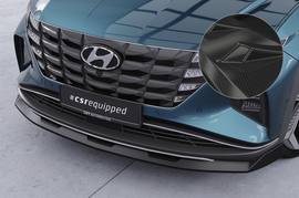 Hyundai Tucson 4 20- Накладка на передний бампер Carbon look
