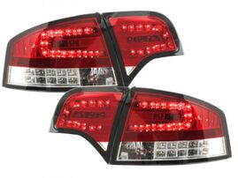 Audi A4 B7 04-08 Седан Фонари светодиодные, красно-белые с светодиодным поворотником