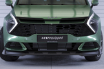 Kia Sportage 21- Накладка на передний бампер Carbon look