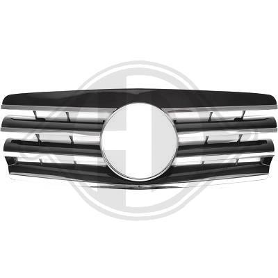 Mercedes Benz W202 93-00 Решетка радиатора с хром полосками