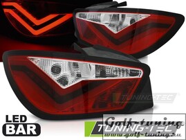 Seat Ibiza 6J 3D 08-12 Фонари светодиодные, красно-белые Led bar design