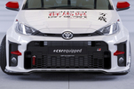 Toyota Yaris GR 20- Накладка на передний бампер Carbon look матовая