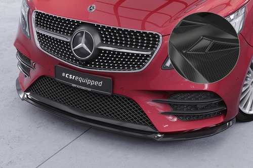 Mercedes Benz V-Klasse 447 AMG-Line 19- Накладка переднего бампера Carbon look
