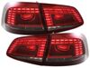 VW Passat B7 Универсал Фонари светодиодные, красно-тонированные