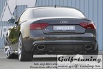 Audi A5 S-Line/S5 11-16 Купе/Кабрио Накладка на задний бампер/диффузор глянцевая