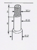 BMW 5er E34/7er E32 Спортивный амортизатор с укороченным штоком передний