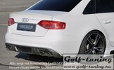 Audi S4 B8/B81 08-11 Диффузор для заднего бампера carbon look