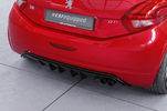 Peugeot 208 GTi 14-18 Накладка на задний бампер глянцевая
