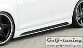Seat Leon 5F/FR/Cupra 3Дв 12- Накладки на пороги carbon look