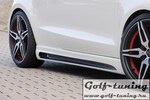 Audi A1 8X 10-18 Накладки на пороги carbon look