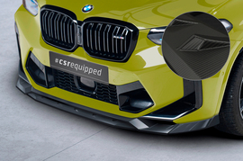 BMW X3 M Competition 21- Накладка на передний бампер Carbon look матовая