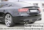 Audi A5 B8/B81 07-11 S-Line Sportback Накладка на задний бампер/диффузор