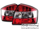 Audi A4 B6 01-04 Седан Фонари светодиодные, красные