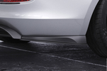Opel Astra J Sports Tourer 12-15 Боковые накладки на задний бампер матовые